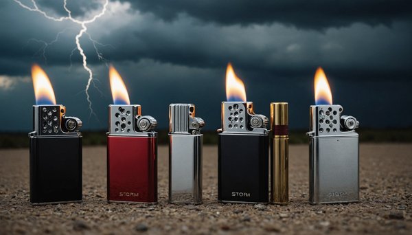 Briquet tempête : des lighters robustes au style unique